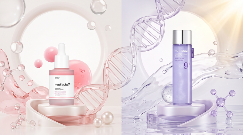 Medicube PDRN Pink Serum vs. Numbuzin No.9 PDRN Toner: Which Salmon DNA Bestseller Is Right for You in Kuwait?