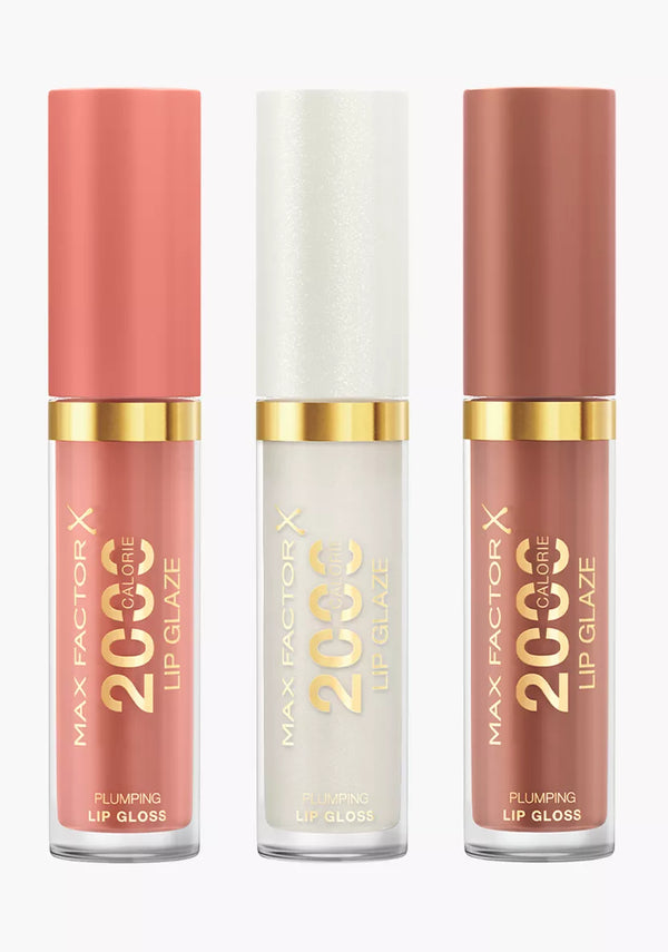 Max Factor X 3-Piece 2000 Calorie Lip Glaze Gloss Set