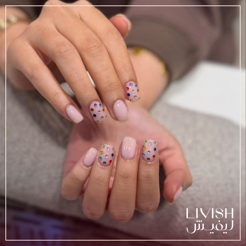 Manicure with polish at Vanity Room