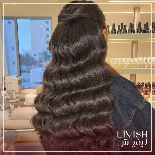 Olaplex treatment and waves at Vanity Room